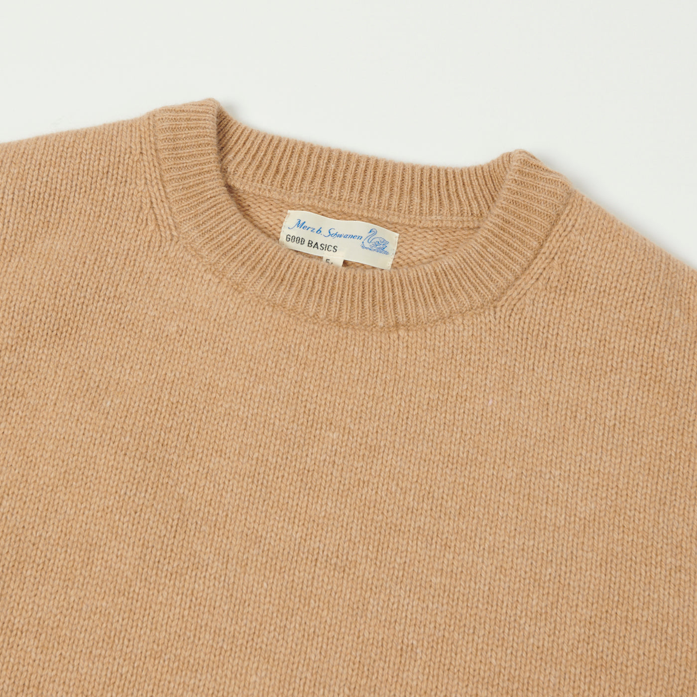 Merz b. Schwanen 'Good Basics' Wool Cashmere Knit Pullover - Toffee