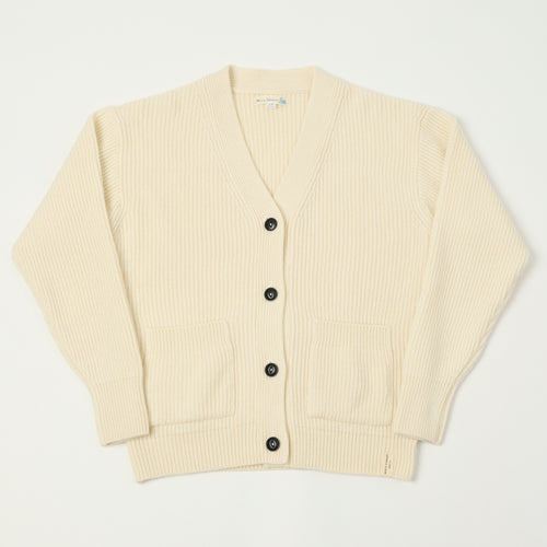 Merz b. Schwanen 'Good Basics' Merino Wool Cardigan - Nature