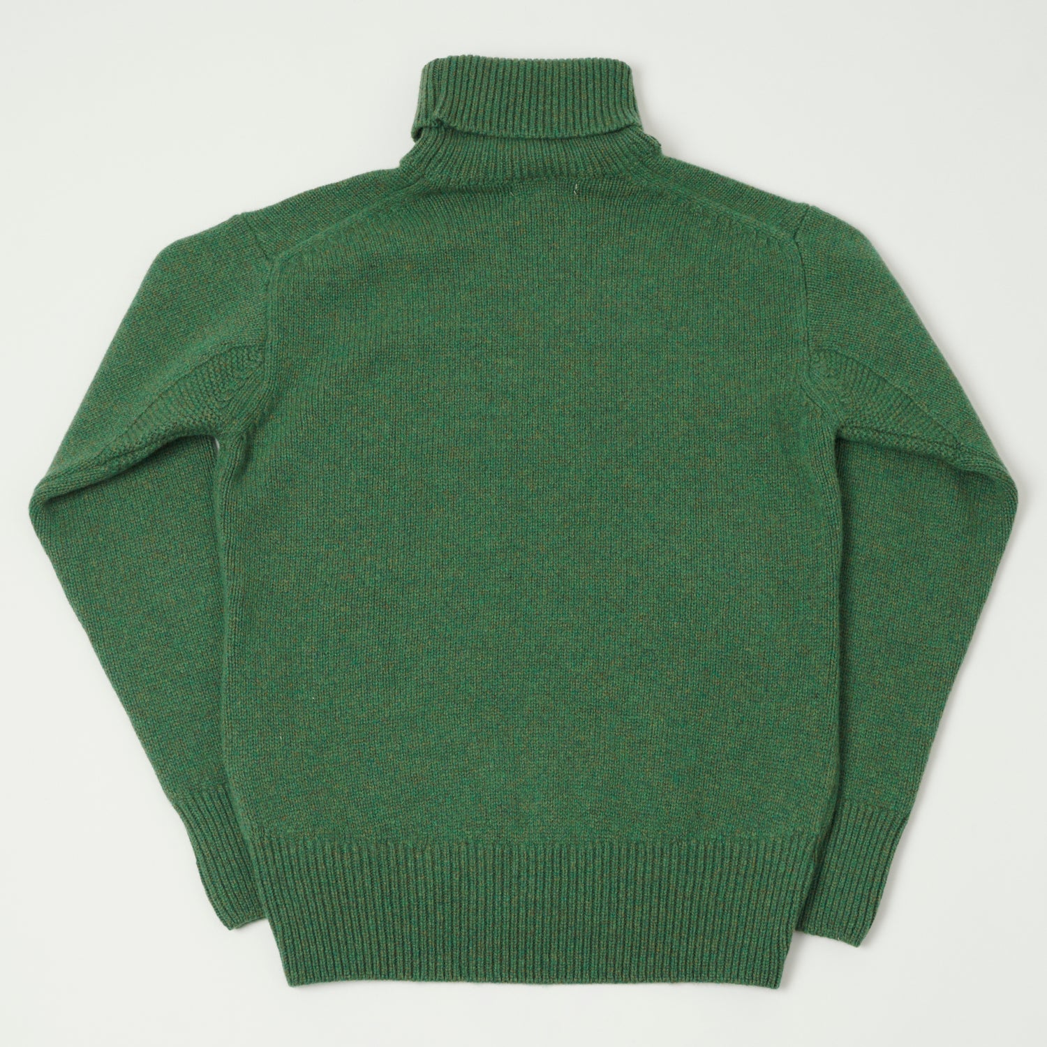Merz b. Schwanen 'Good Basics' Wool Cashmere Knit Turtleneck - Moss Green