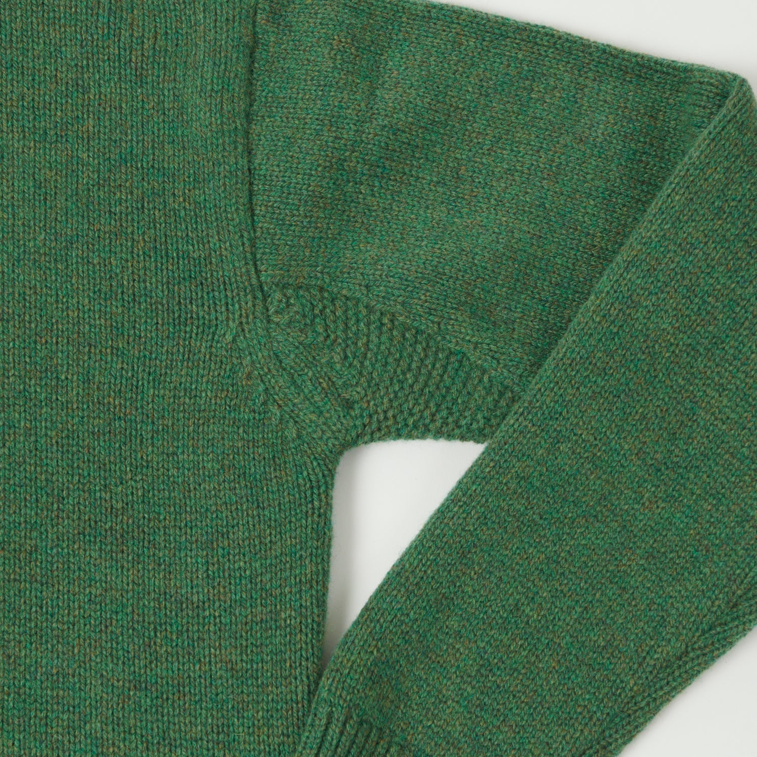 Merz b. Schwanen 'Good Basics' Wool Cashmere Knit Turtleneck - Moss Green
