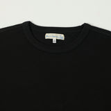 Merz b. Schwanen 'Good Basics' Long Sleeve Thermal T-Shirt - Deep Black