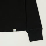 Merz b. Schwanen 'Good Basics' Long Sleeve Thermal T-Shirt - Deep Black