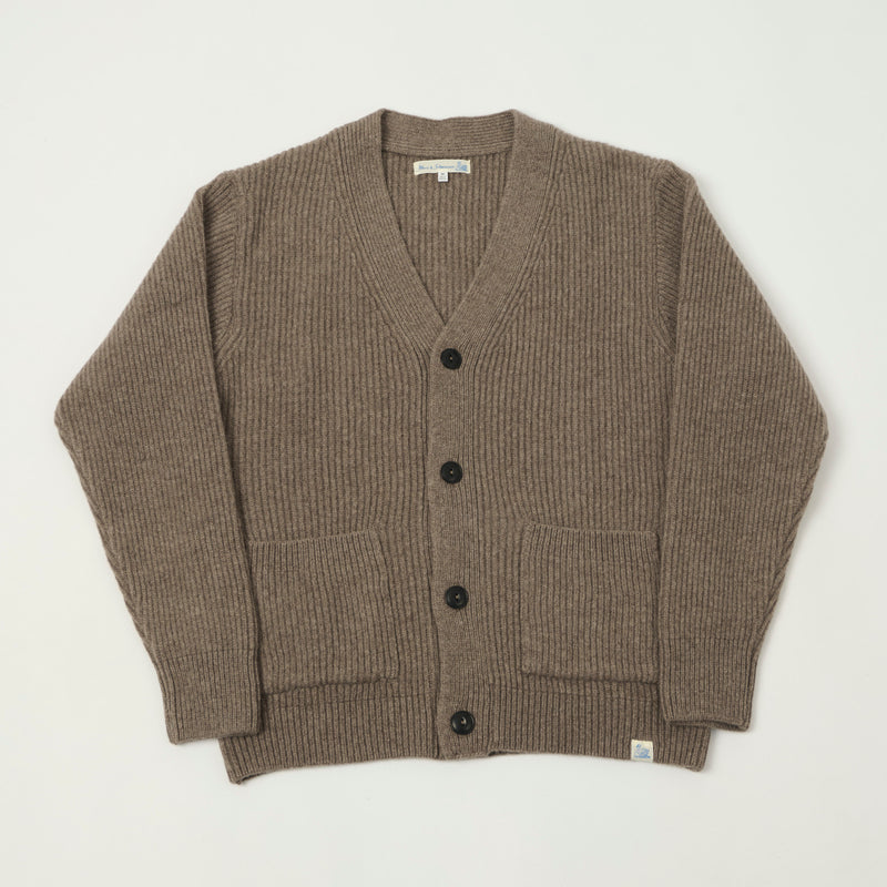 Merz b. Schwanen 'Good Basics' Merino Wool Cardigan - Grain
