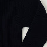 Merz b. Schwanen 'Good Basics' Merino Wool Cardigan - Dark Navy