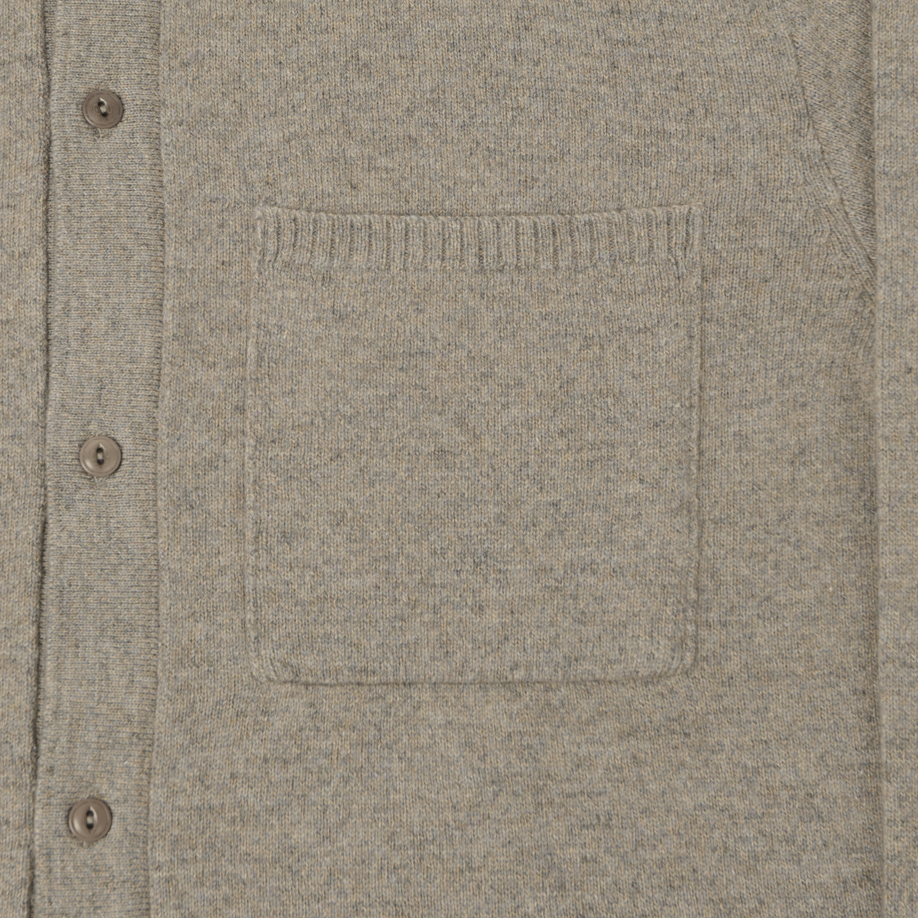 Merz b. Schwanen 'Good Basics' Merino Long Sleeve Shirt - Faded Grain