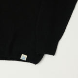 Merz b. Schwanen SKCN02 Merino Wool-Silk-Cashmere Sweater - Deep Black
