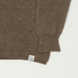 Merz b. Schwanen SKCN02 Merino Wool-Silk-Cashmere Sweater - Grain