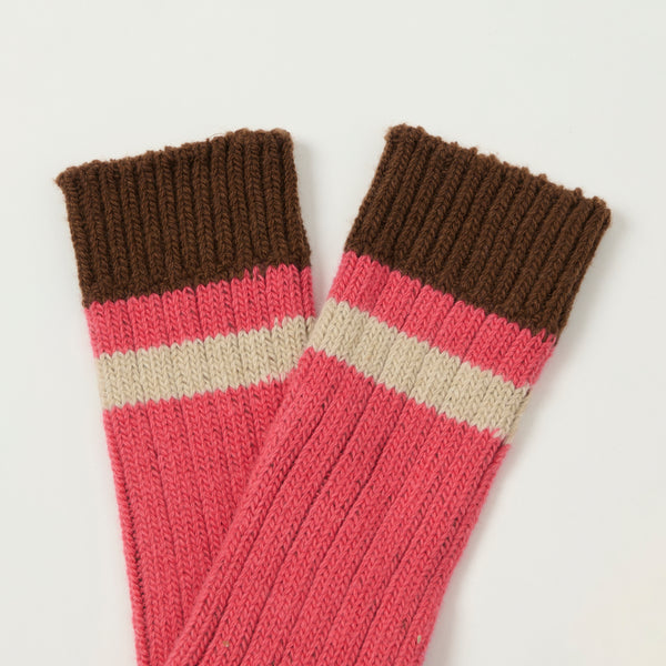 Merz b. Schwanen MW74 'Extra Fine' Merino Wool Sock - Raspberry