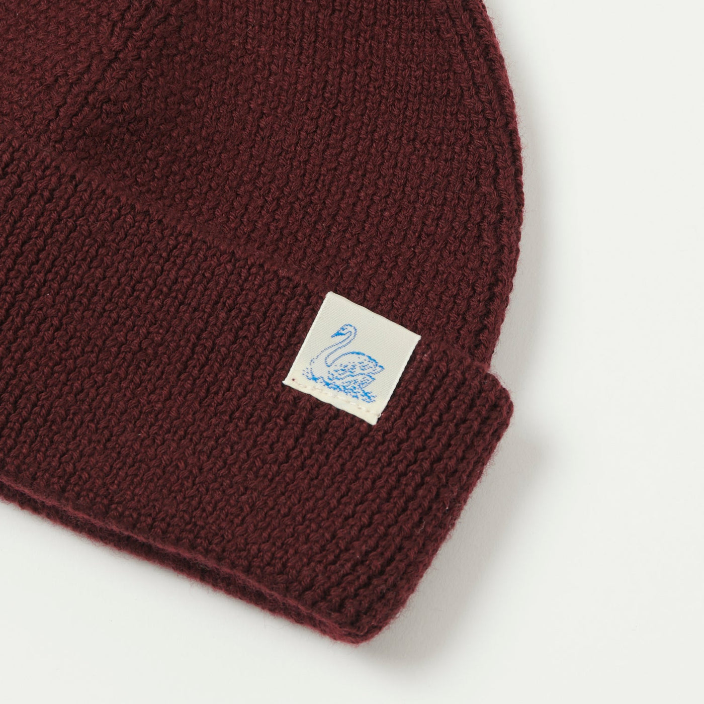 Merz b. Schwanen 'Good Basics' Classic Wool Beanie - Burgundy