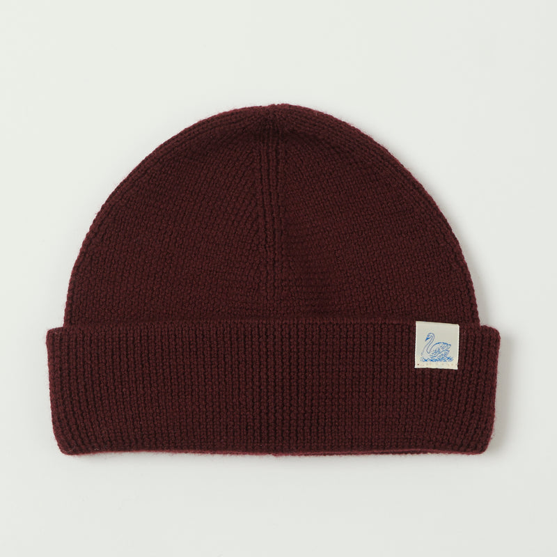 Merz b. Schwanen MWBN05 Good Basics Watch Cap - Burgundy