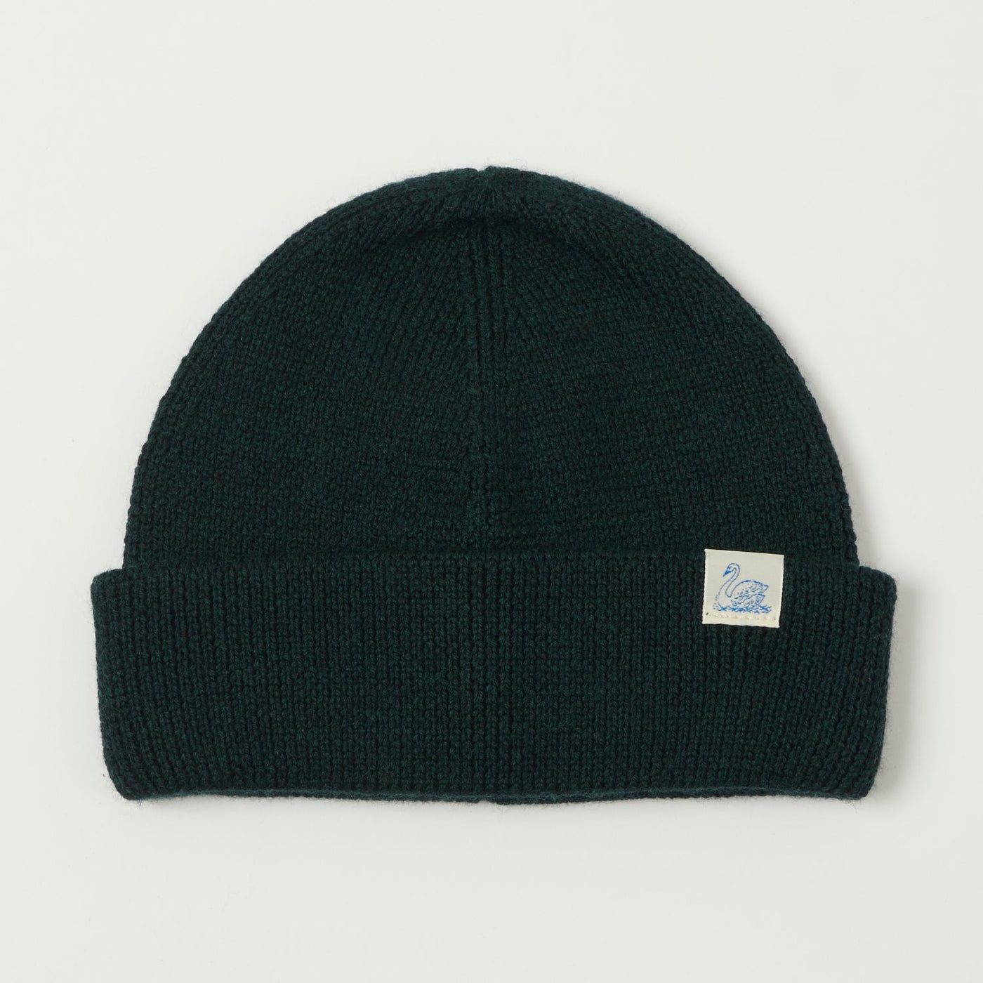 Merz b. Schwanen 'Good Basics' Classic Wool Beanie - Dark Teal