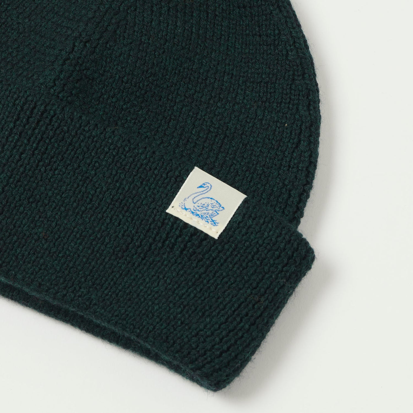 Merz b. Schwanen 'Good Basics' Classic Wool Beanie - Dark Teal