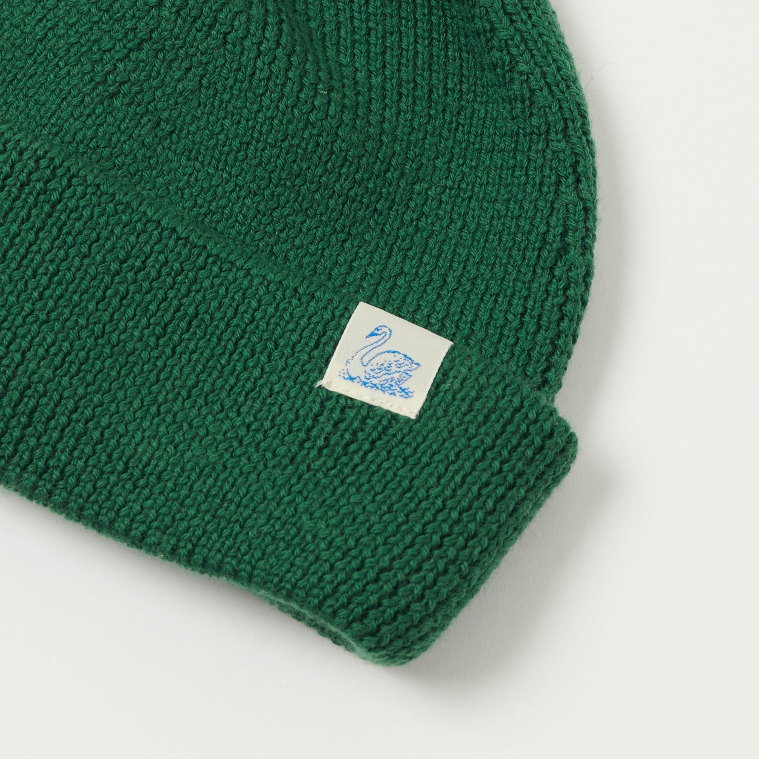 Merz b. Schwanen 'Good Basics' Classic Wool Beanie - Moss Green