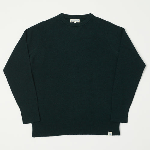 Merz b. Schwanen 'Good Basics' Extra Fine Merino Wool Pullover - Dark Teal