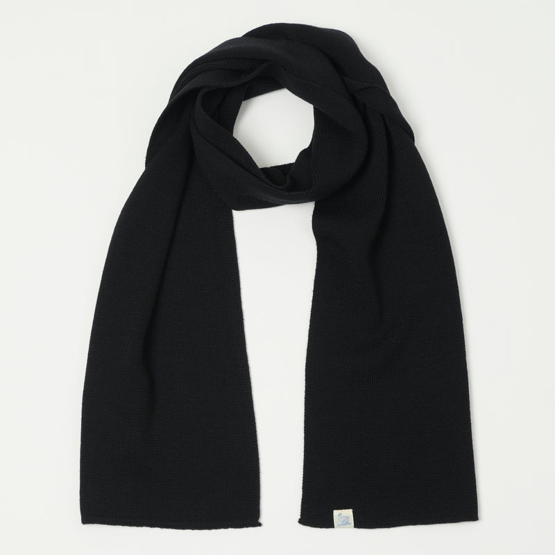 Merz b. Schwanen MWSC01 Good Basics Scarf - Deep Black