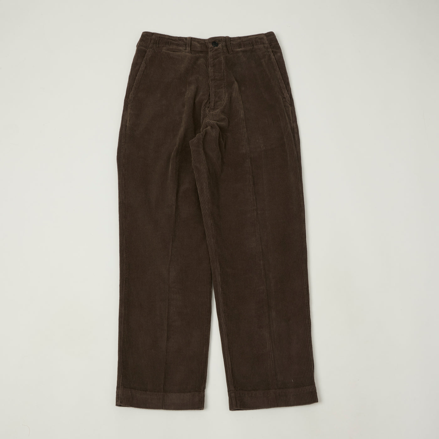 Merz b. Schwanen 'Good Basics' Organic Cotton Corduroy Chinos - Chocolate