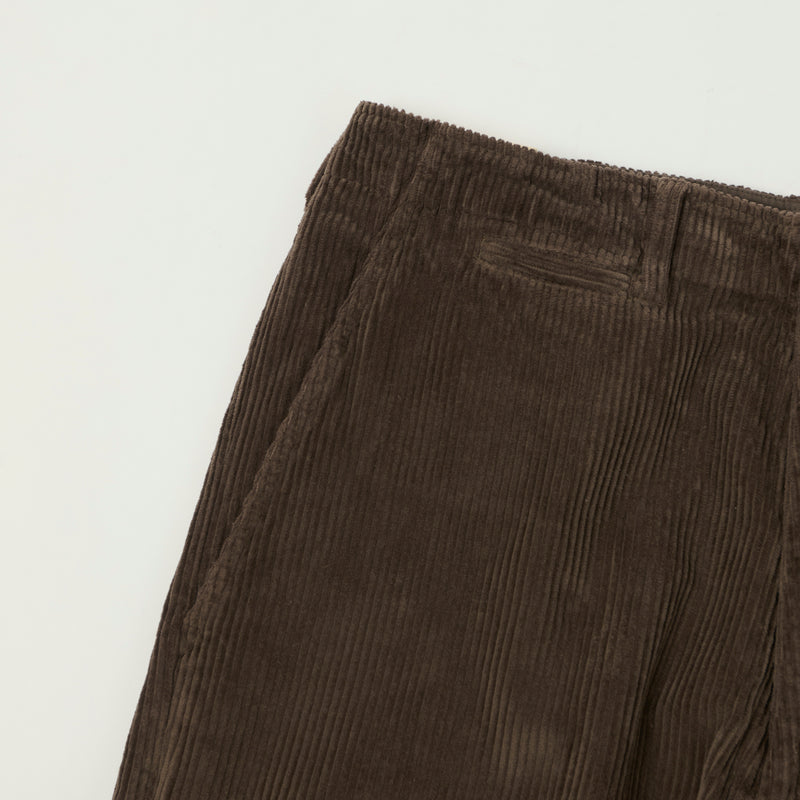 Merz b. Schwanen 'Good Basics' Organic Cotton Corduroy Chinos - Chocolate