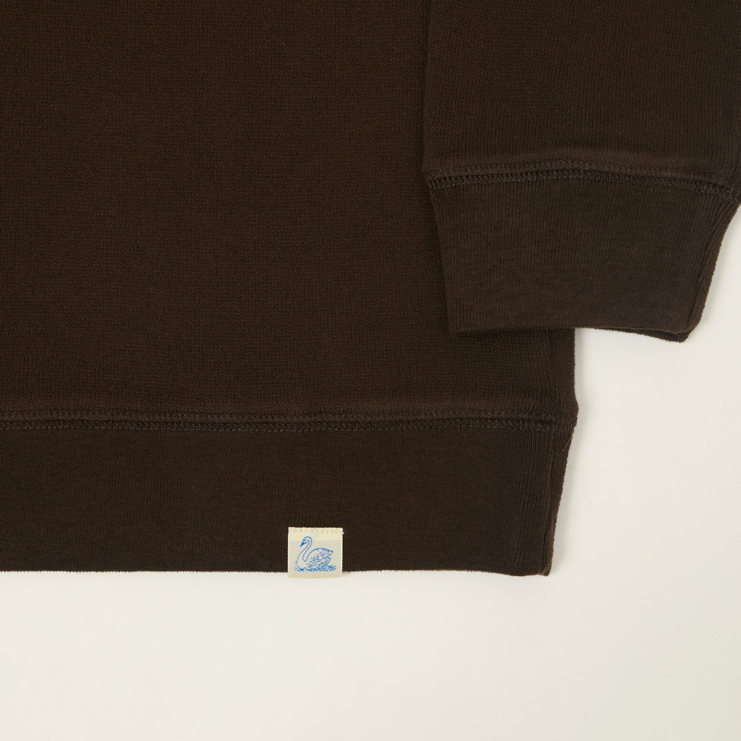 Merz b. Schwanen Organic Cotton Sweatshirt - Espresso
