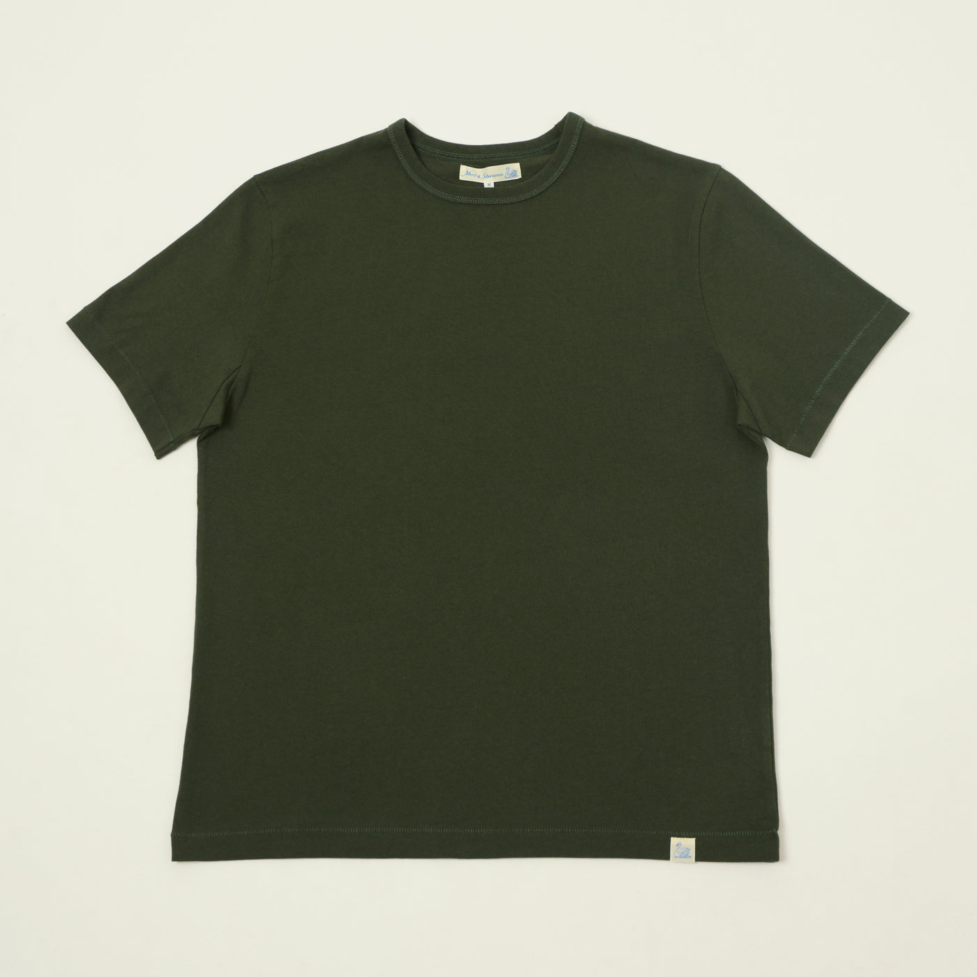 Merz b. Schwanen Organic Cotton T-Shirt - Forest