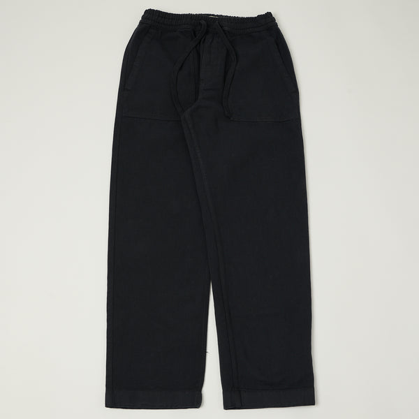 Merz b. Schwanen Drawstring Organic Cotton Trousers - Charcoal