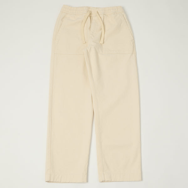 Merz b. Schwanen Drawstring Organic Cotton Trousers - Nature