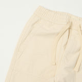 Merz b. Schwanen PANTS05 Drawstring Organic Cotton Trousers - Nature