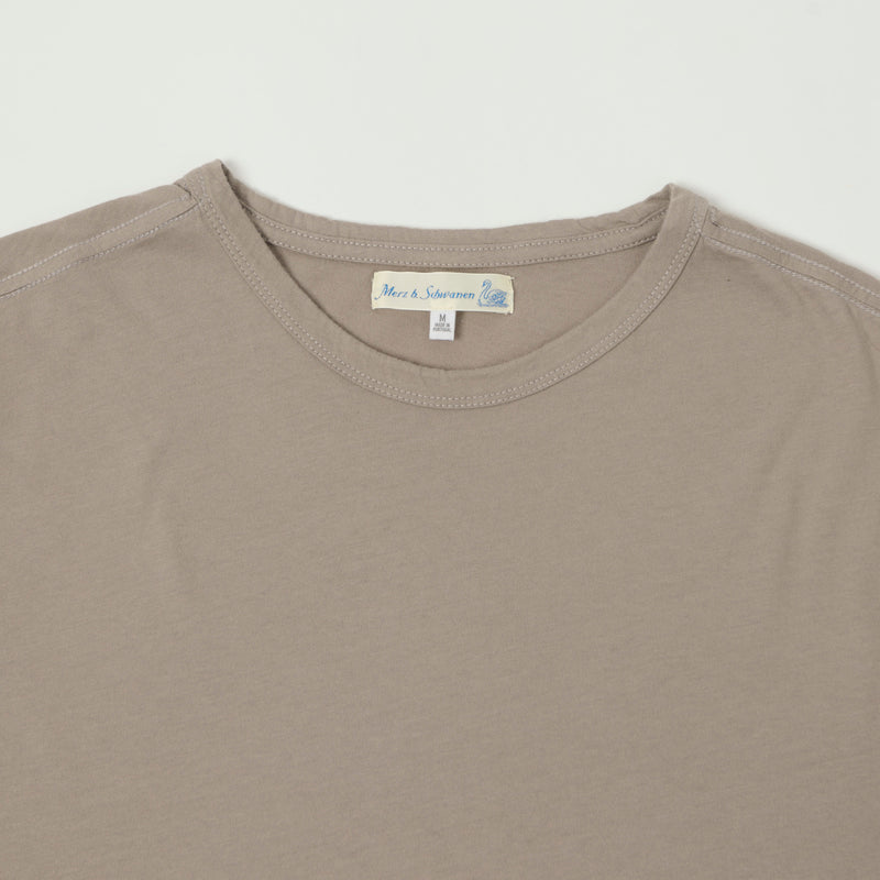 Merz b. Schwanen 'Good Basics' Pima Cotton T-Shirt - Faded Grain