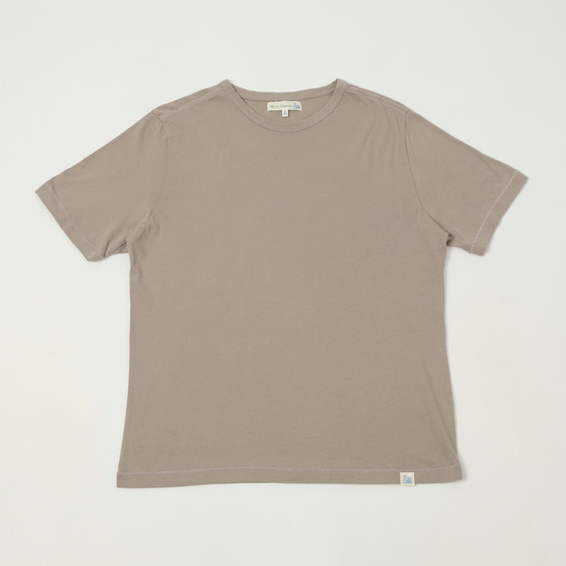 Merz b. Schwanen 'Good Basics' Pima Cotton T-Shirt - Faded Grain