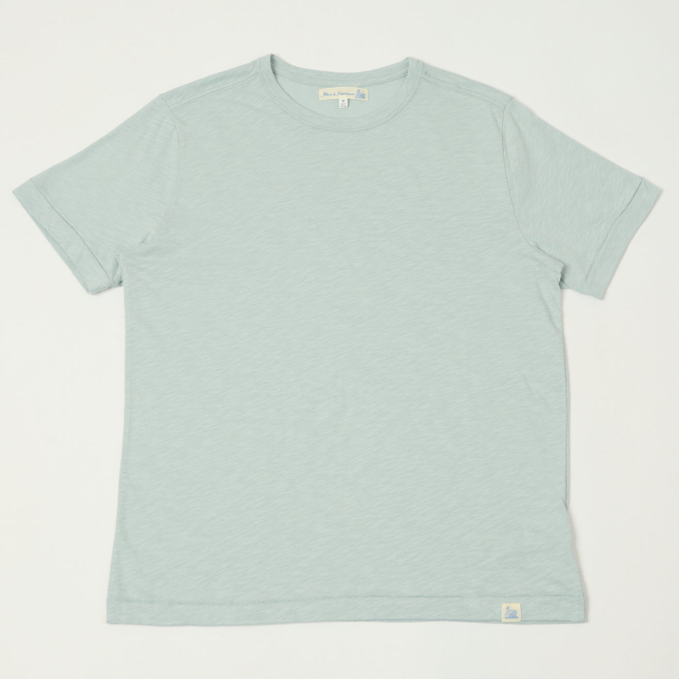 Merz b. Schwanen 'Good Basics' SCT04 Pima Slub Cotton T-Shirt - Ice