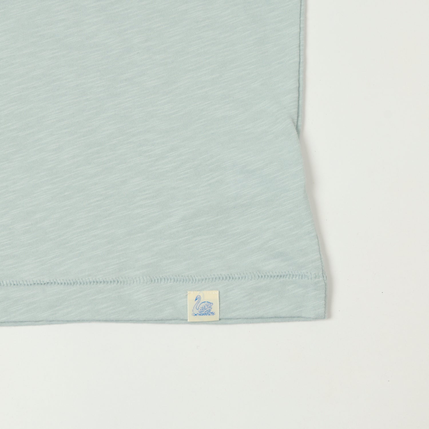 Merz b. Schwanen 'Good Basics' SCT04 Pima Slub Cotton T-Shirt - Ice