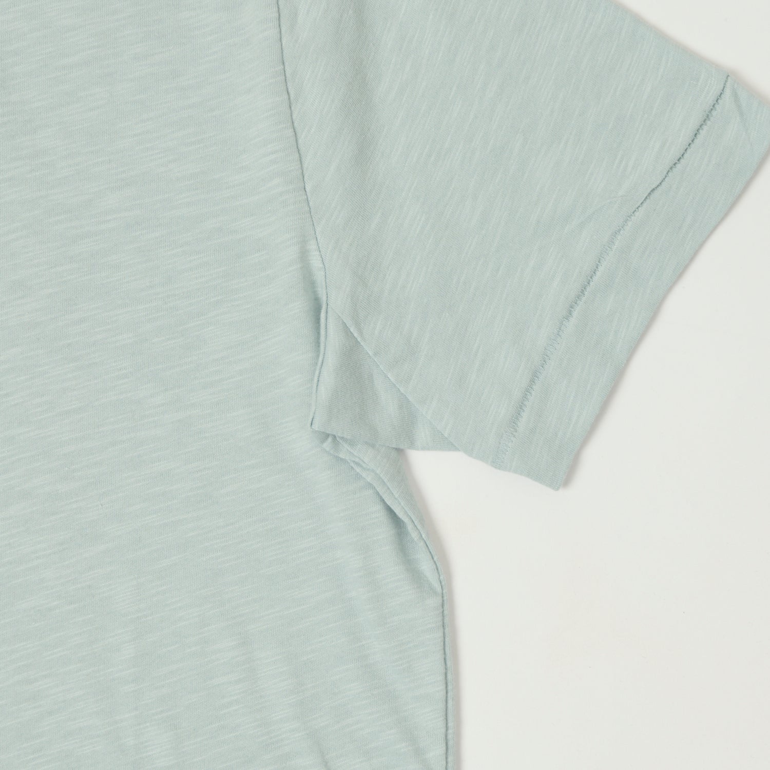 Merz b. Schwanen 'Good Basics' SCT04 Pima Slub Cotton T-Shirt - Ice