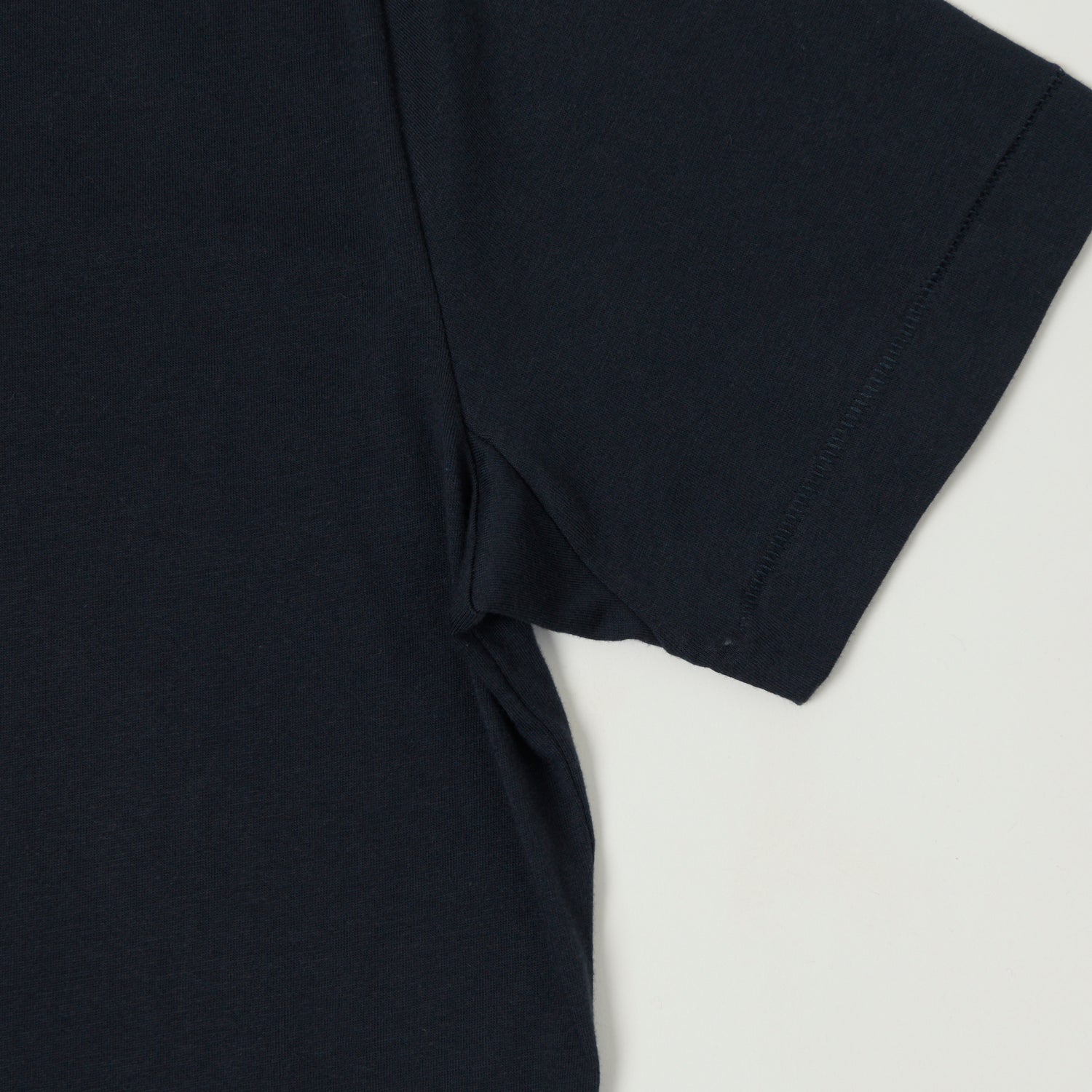 Merz b. Schwanen 'Good Basics' Pima Cotton T-Shirt - Dark Navy