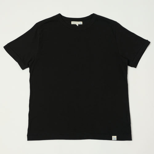 Merz b. Schwanen 'Good Basics' Pima Cotton T-Shirt - Deep Black