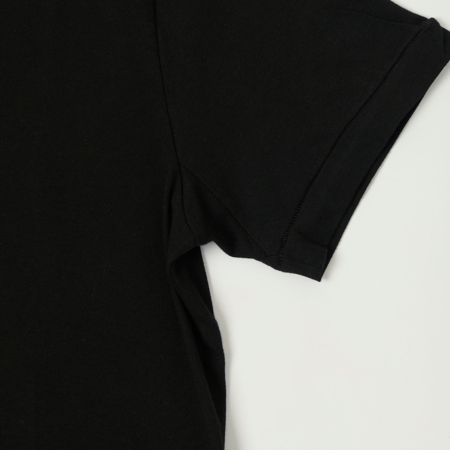 Merz b. Schwanen 'Good Basics' Pima Cotton T-Shirt - Deep Black