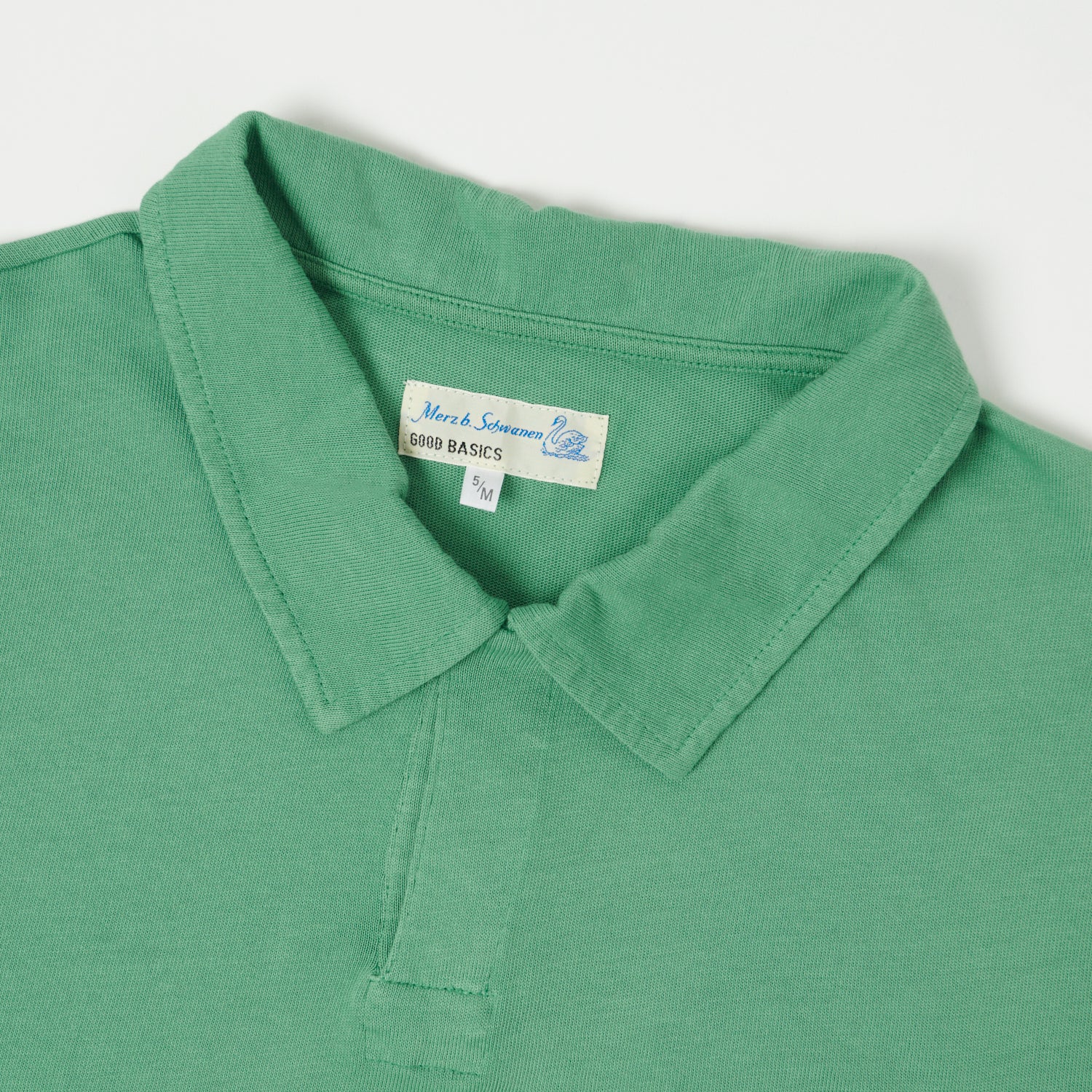 Merz b. Schwanen 'Good Basics' Classic Polo Shirt - Grass