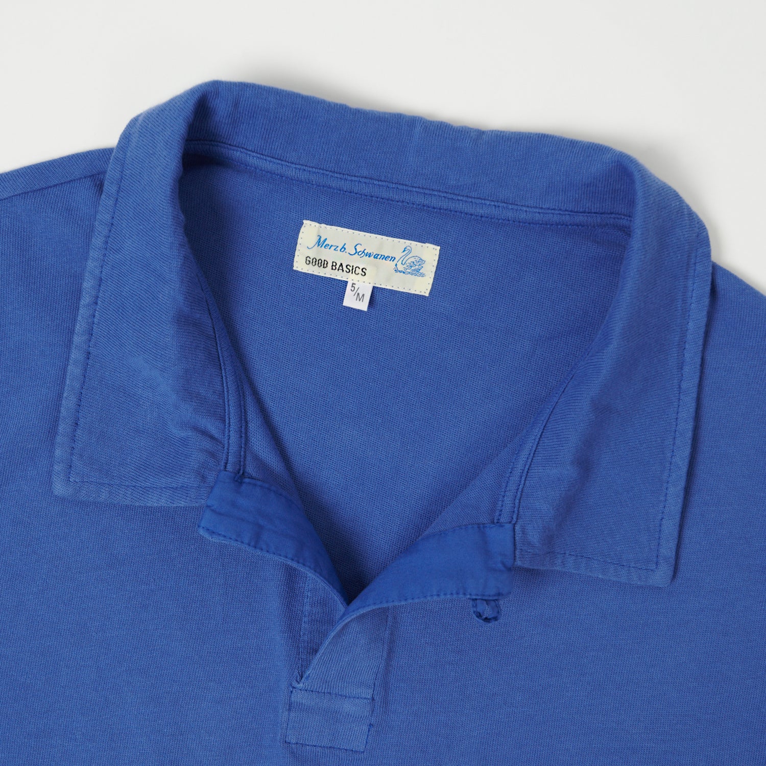 Merz b. Schwanen 'Good Basics' Classic Polo Shirt - Vintage Blue