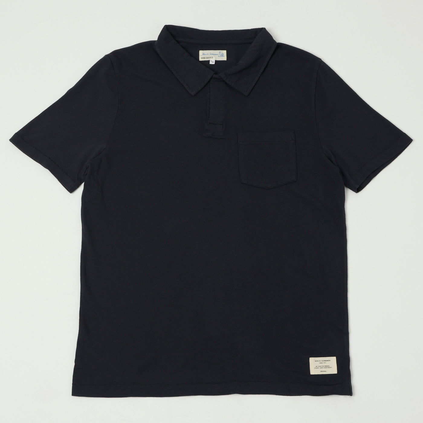 Merz b. Schwanen 'Good Basics' Classic Polo Shirt - Charcoal