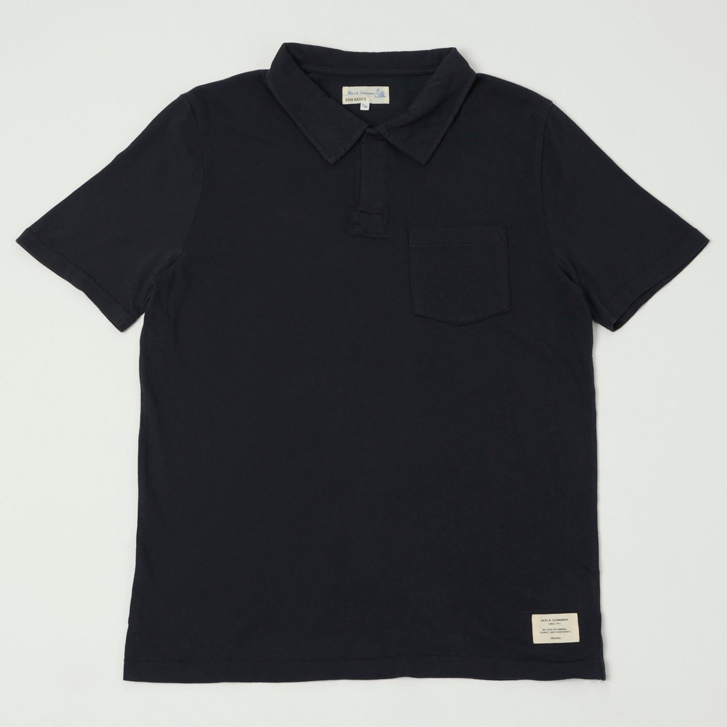 Merz b. Schwanen 'Good Basics' Classic Polo Shirt - Charcoal