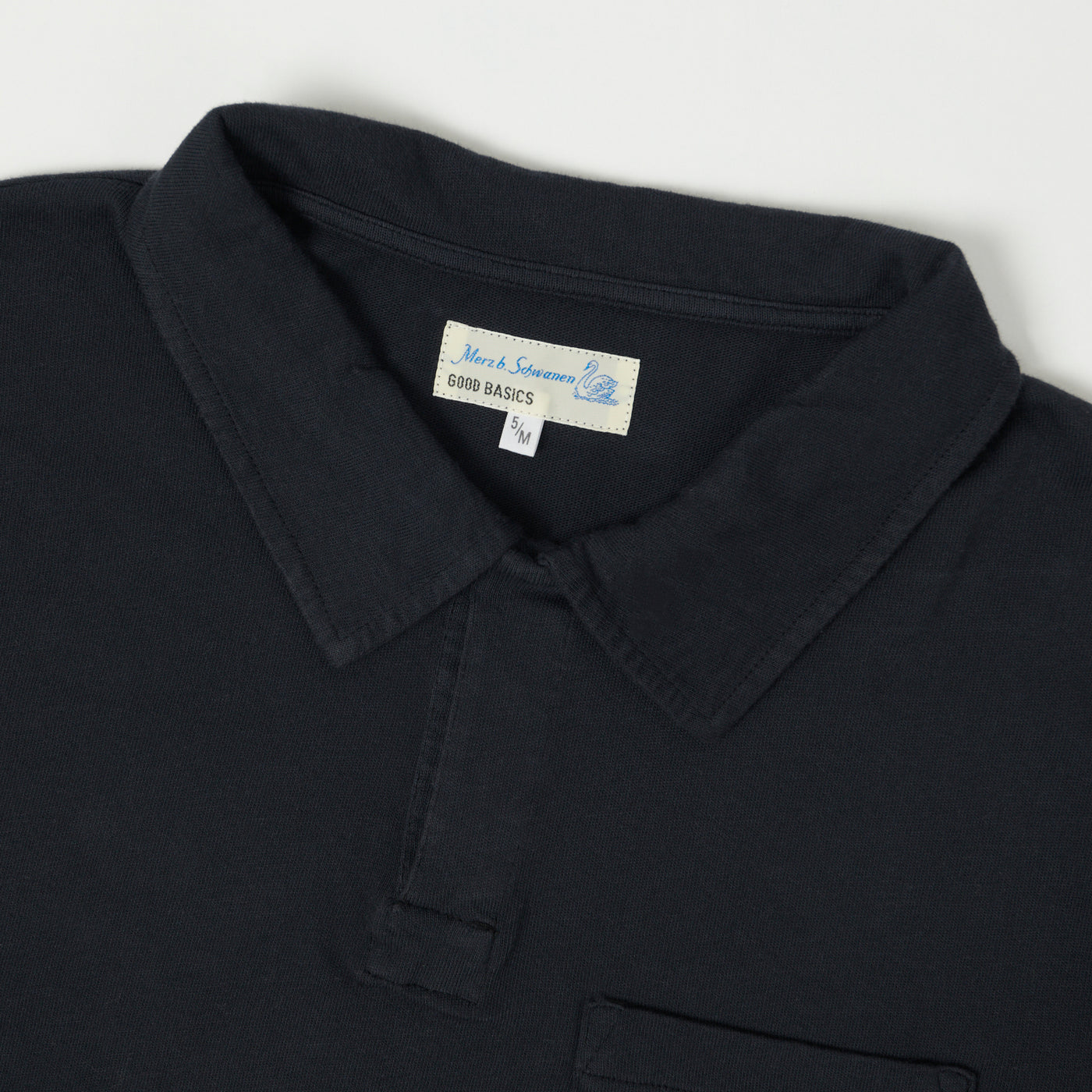 Merz b. Schwanen 'Good Basics' Classic Polo Shirt - Charcoal