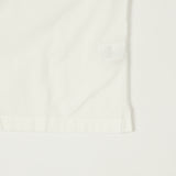 Merz b. Schwanen SHIRT09LP Organic Cotton Poplin Short Sleeve Shirt - White