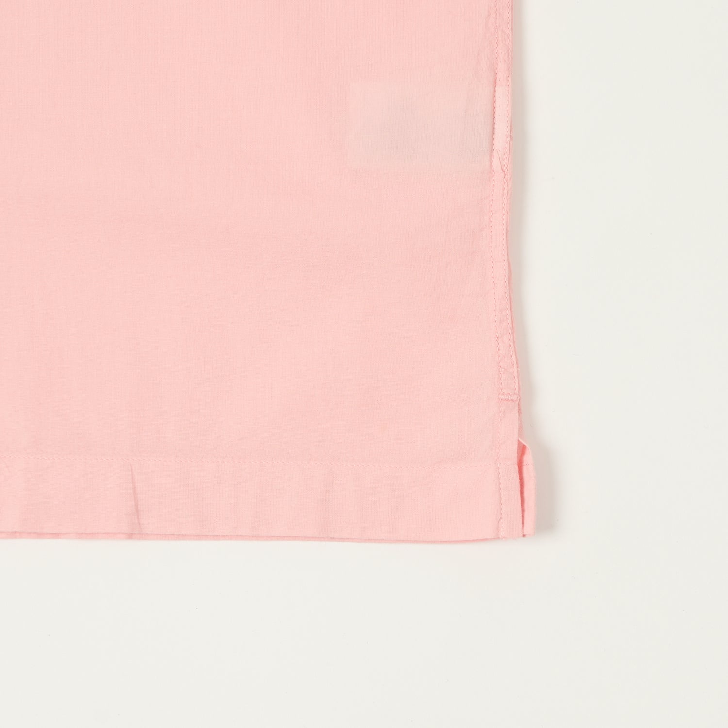 Merz b. Schwanen 'Good Basics' Poplin Short Sleeve Shirt - Faded Peach