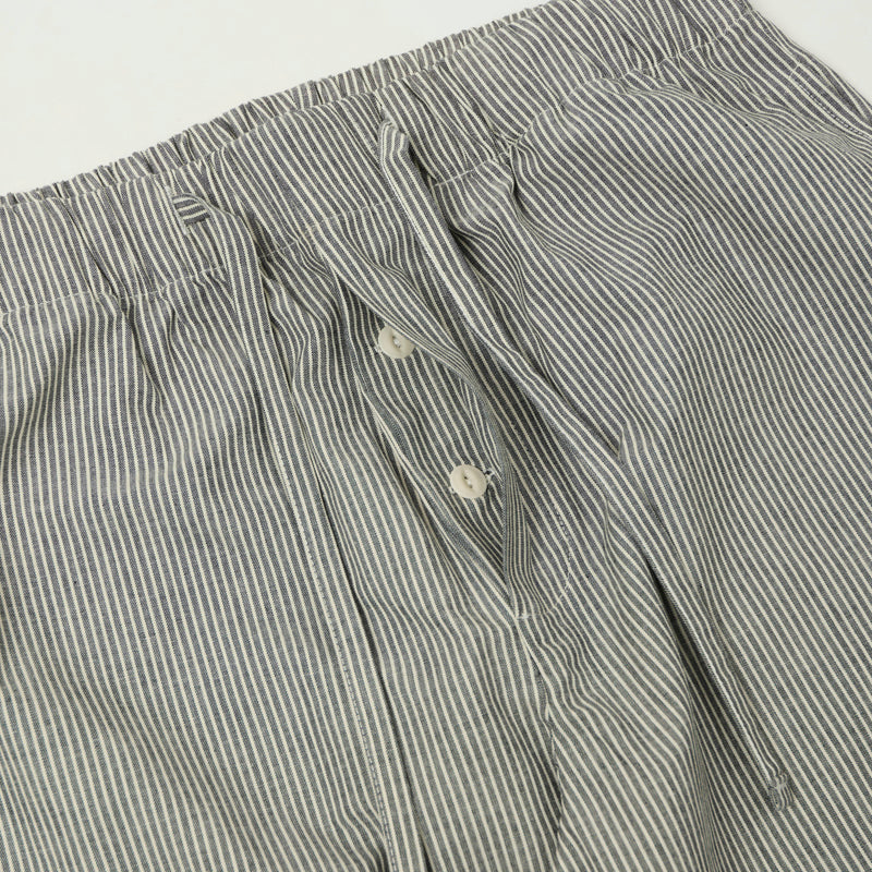 Merz b. Schwanen 'Good Basics' Pyjama Pants - Deep Black/Natural