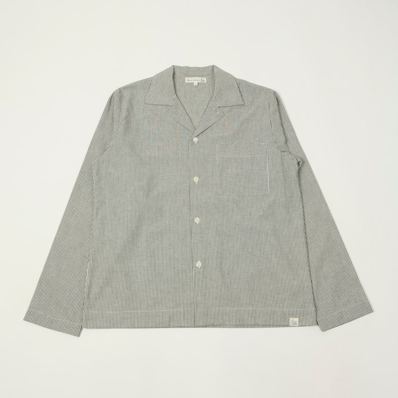 Merz b. Schwanen 'Good Basics' Pyjama Top - Deep Black/Natural