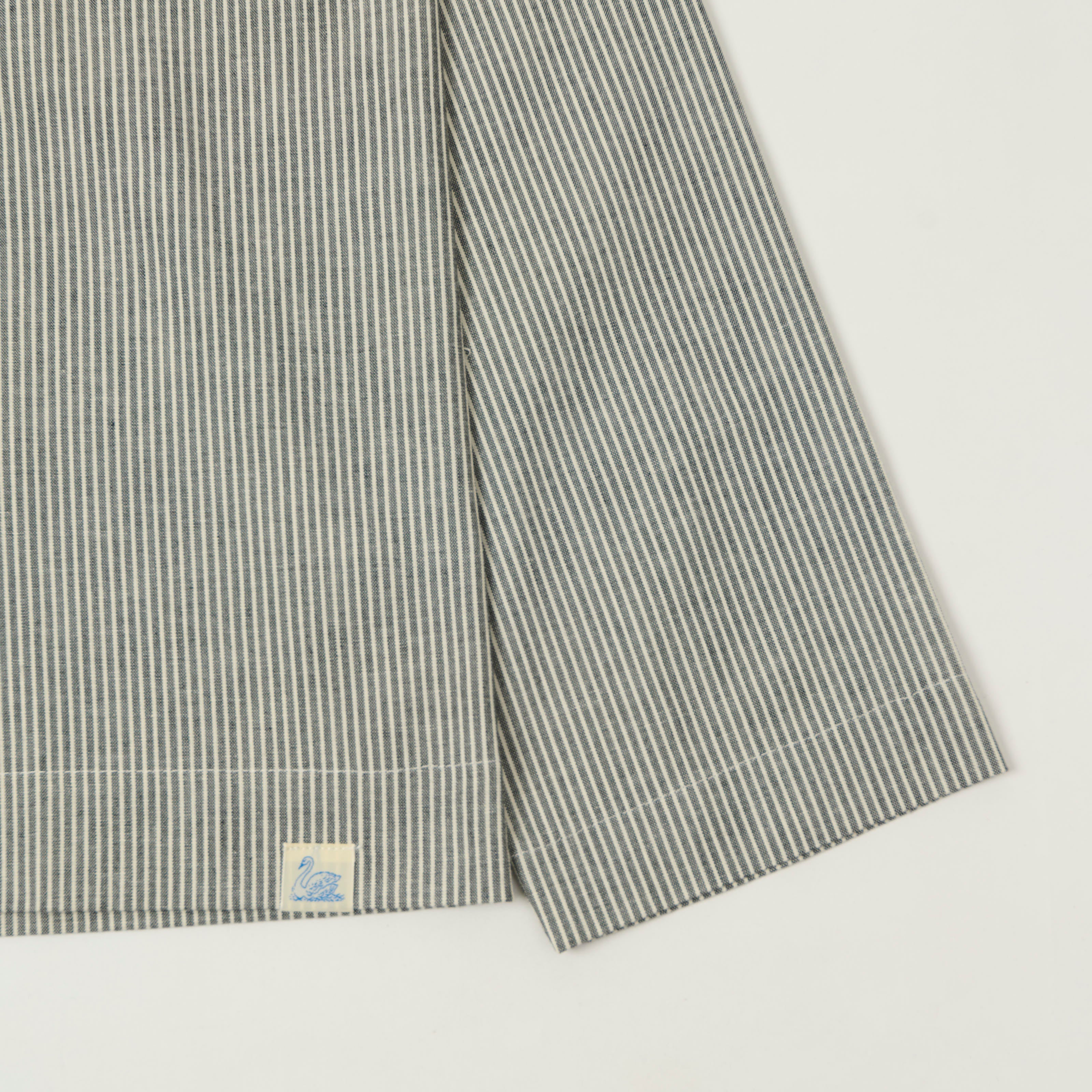 Merz b. Schwanen 'Good Basics' Pyjama Top - Deep Black/Natural