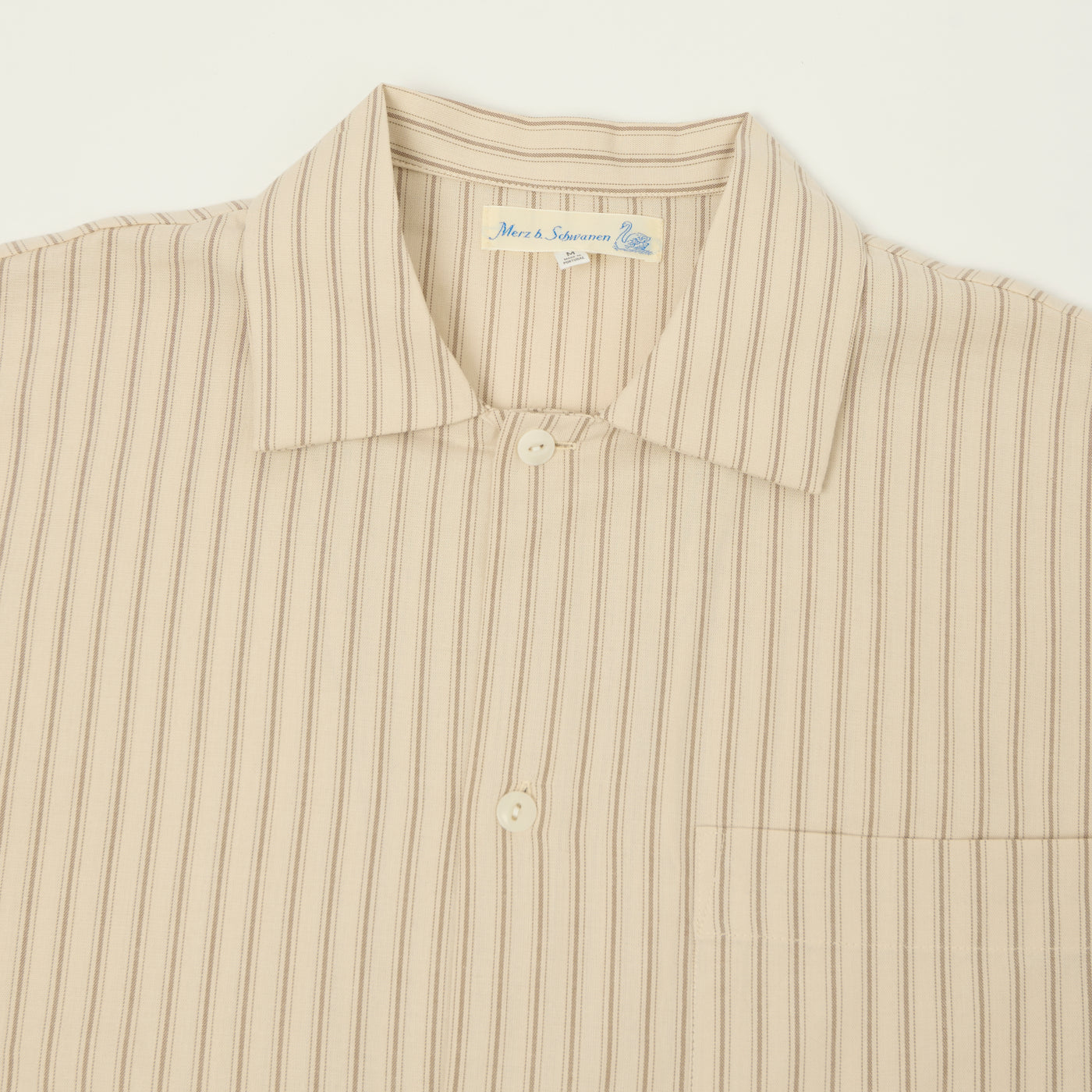 Merz b. Schwanen Pyjama Top - Nature/Chocolate
