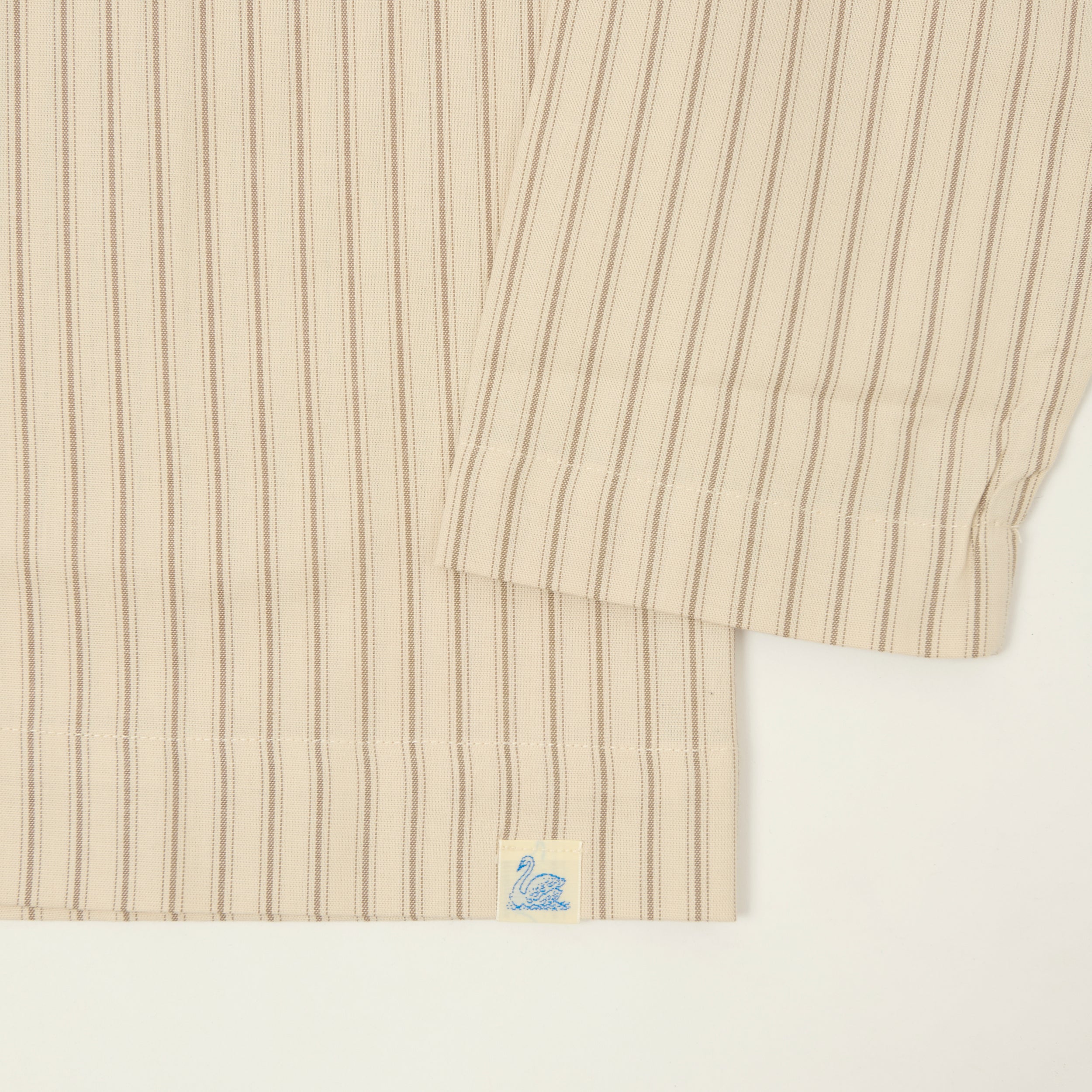 Merz b. Schwanen Pyjama Top - Nature/Chocolate