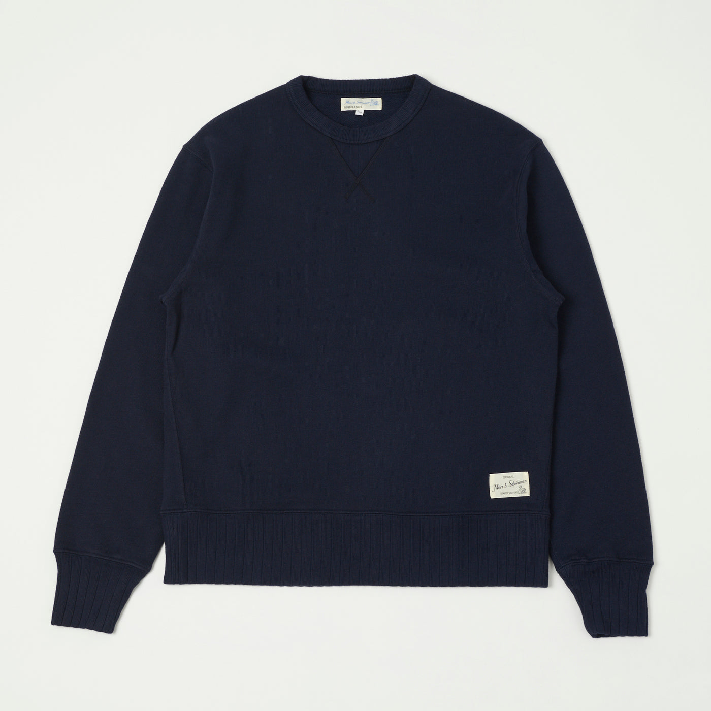 Merz b. Schwanen 'Good Basics' Relaxed Sweatshirt - Dark Navy