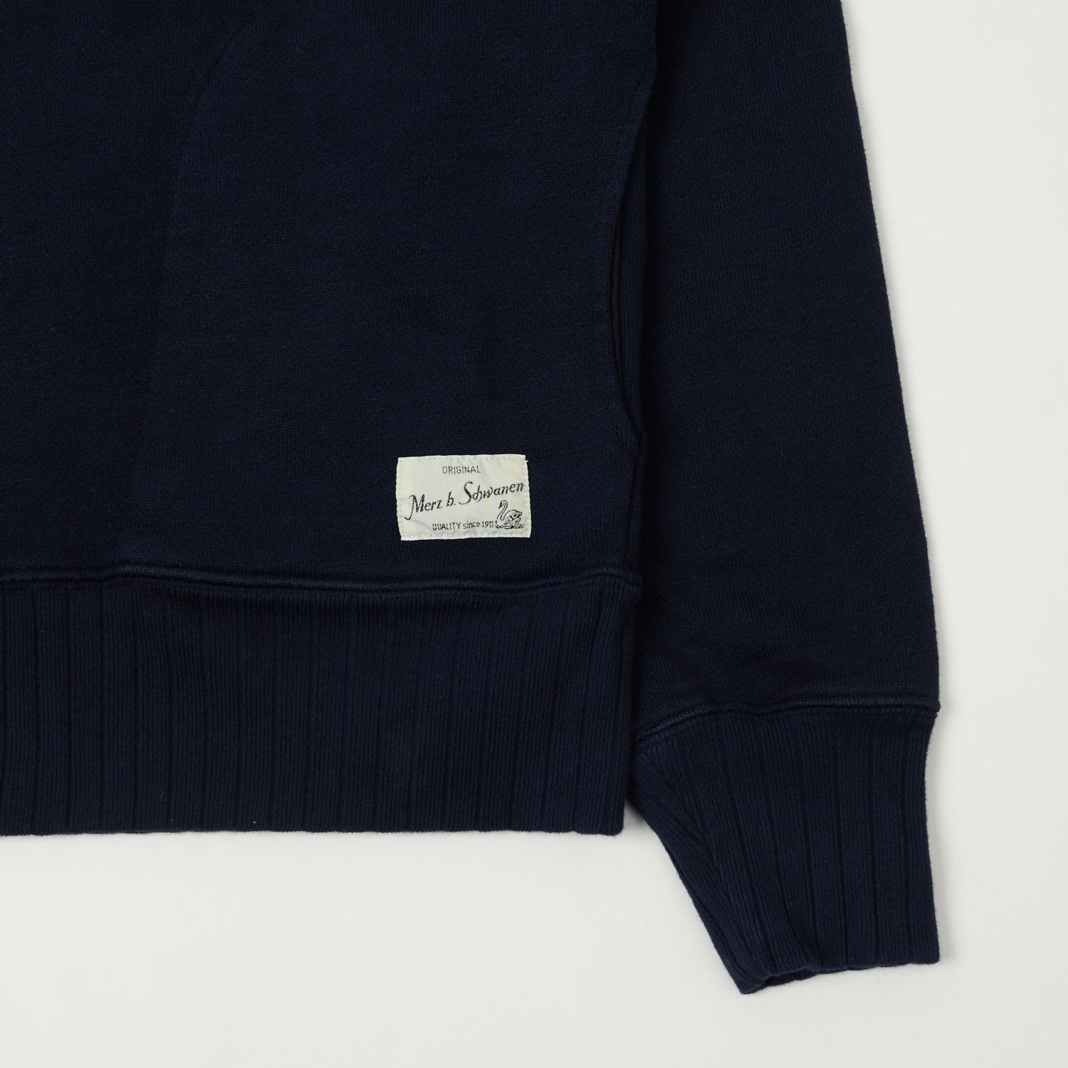 Merz b. Schwanen 'Good Basics' Relaxed Fit Hoodie - Dark Navy