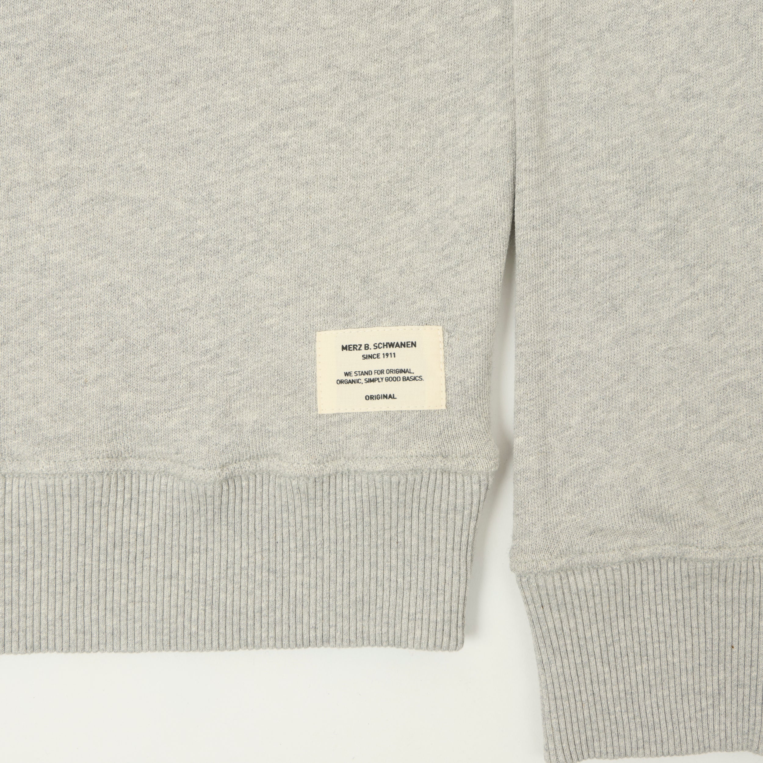 Merz b. Schwanen Raglan Sweatshirt - Grey Melange