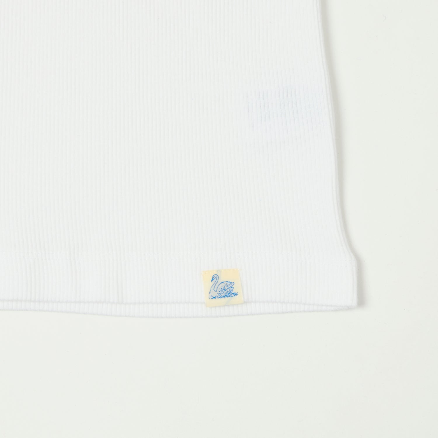 Merz b. Schwanen 'Good Basics' Organic Cotton Ribbed Tank Top - White